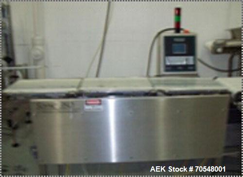 Used Complete Pizza Processing and Packaging Line.  Line consists of Pizzamatic sauce depositors, cheese shredders, transfer conveyors, Pizzamatic waterfall cheese applicator, sausage applicator, pep...