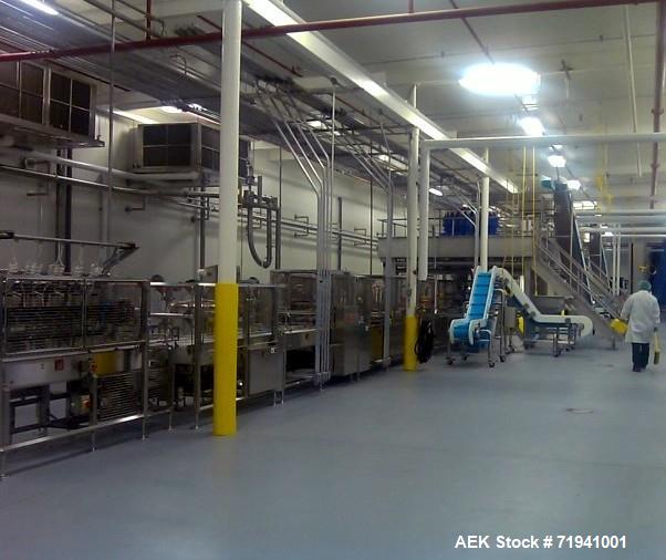 Used Complete Flexline Frozen Meal Kitchen and Assembly Production Line. Accuracy: Precision meal component placement within a tray. Variety: 11 depositing stations for meal components, sauce, glaze ...