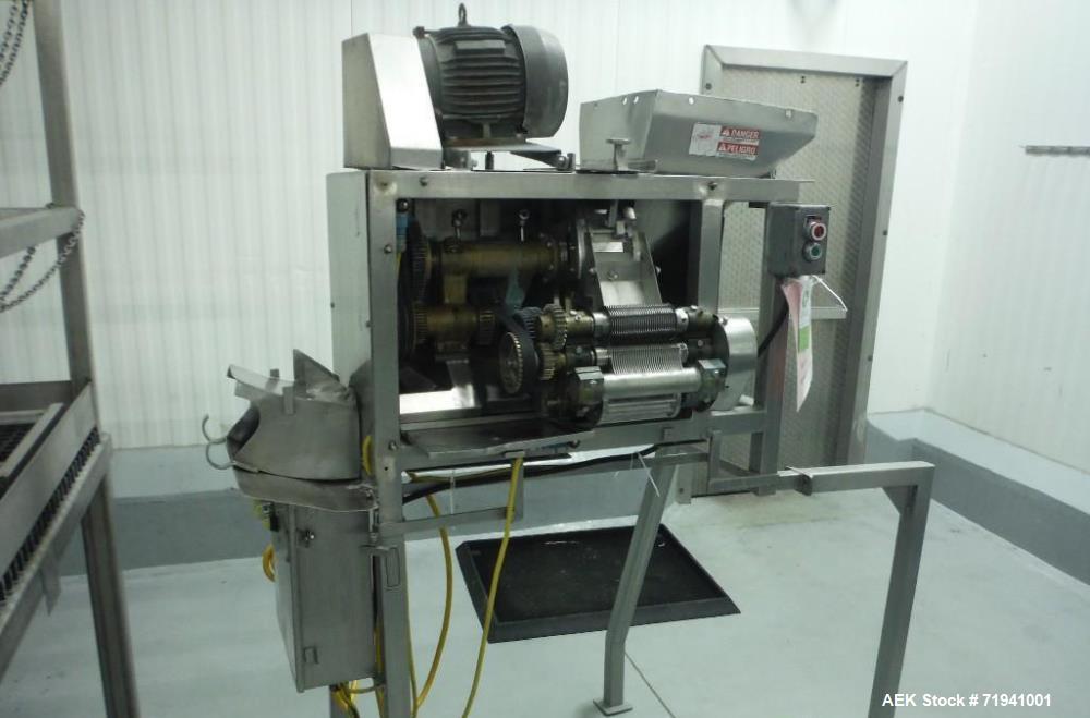 Used Complete Flexline Frozen Meal Kitchen and Assembly Production Line. Accuracy: Precision meal component placement within a tray. Variety: 11 depositing stations for meal components, sauce, glaze ...