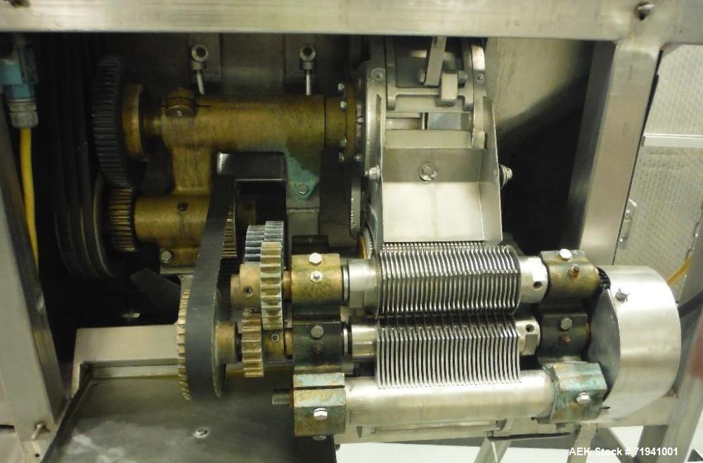 Used Complete Flexline Frozen Meal Kitchen and Assembly Production Line. Accuracy: Precision meal component placement within a tray. Variety: 11 depositing stations for meal components, sauce, glaze ...