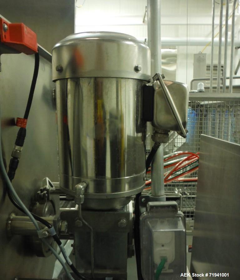 Used Complete Flexline Frozen Meal Kitchen and Assembly Production Line. Accuracy: Precision meal component placement within a tray. Variety: 11 depositing stations for meal components, sauce, glaze ...