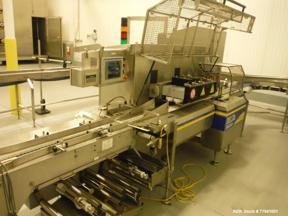 Used Complete Flexline Frozen Meal Kitchen and Assembly Production Line. Accuracy: Precision meal component placement within a tray. Variety: 11 depositing stations for meal components, sauce, glaze ...