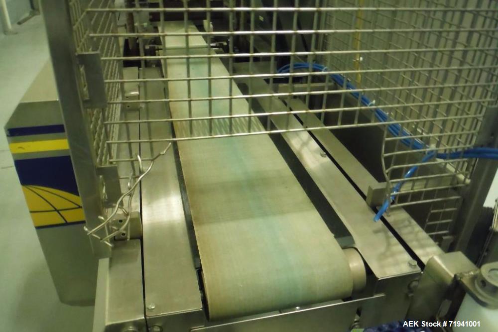 Used Complete Flexline Frozen Meal Kitchen and Assembly Production Line. Accuracy: Precision meal component placement within a tray. Variety: 11 depositing stations for meal components, sauce, glaze ...