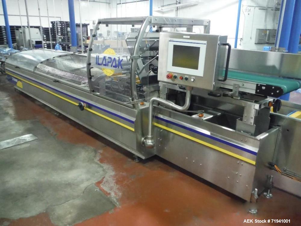 Used Complete Flexline Frozen Meal Kitchen and Assembly Production Line. Accuracy: Precision meal component placement within a tray. Variety: 11 depositing stations for meal components, sauce, glaze ...