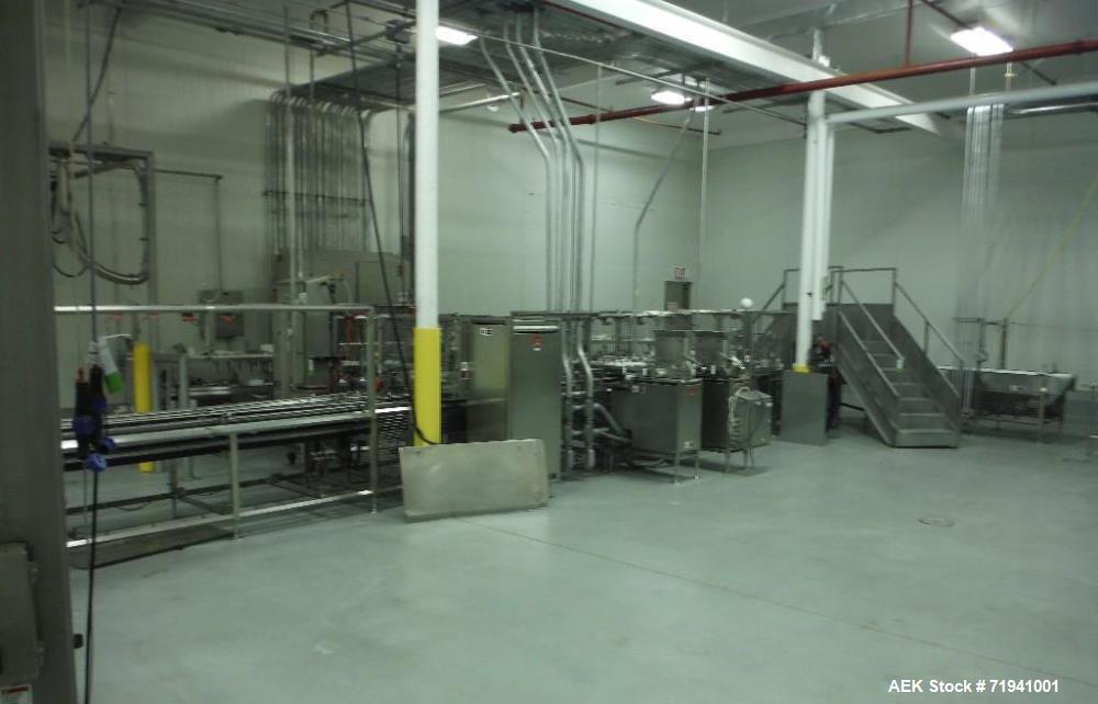 Used Complete Flexline Frozen Meal Kitchen and Assembly Production Line. Accuracy: Precision meal component placement within a tray. Variety: 11 depositing stations for meal components, sauce, glaze ...