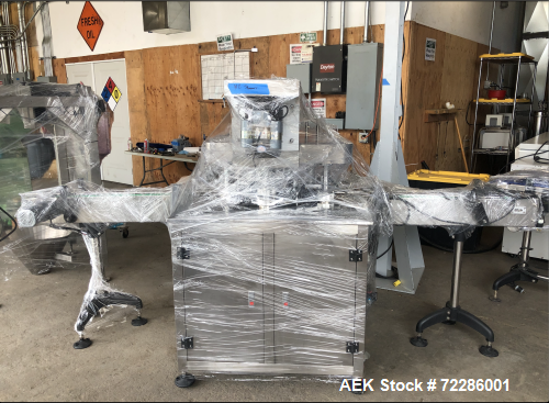 Used Paxiom Weighpack Cannabis Flower Bottle Packaging Line