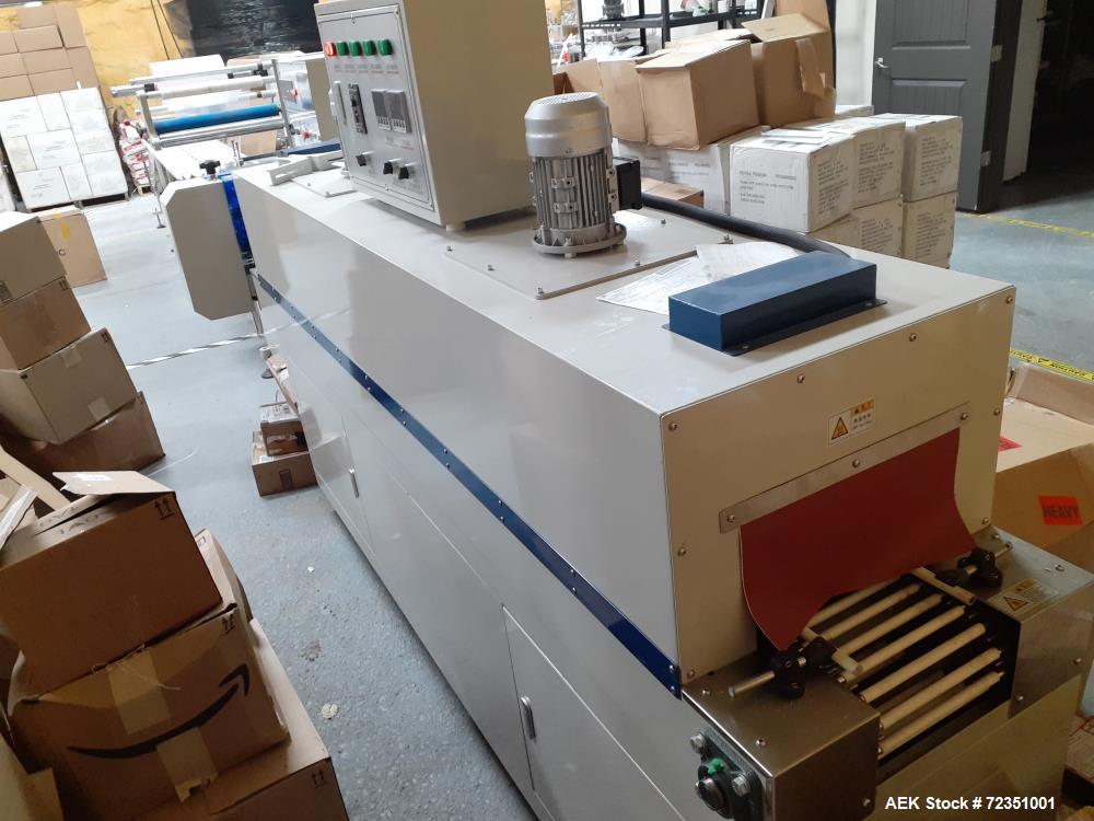 Used- Bath Bomb Packaging Line, Including Wrapper, Bath Bomb Former, and Labeler