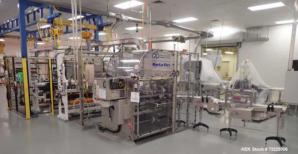 Used Paper Converting Machine Company/Barry-Wehmiller Wet Wipes Complete System