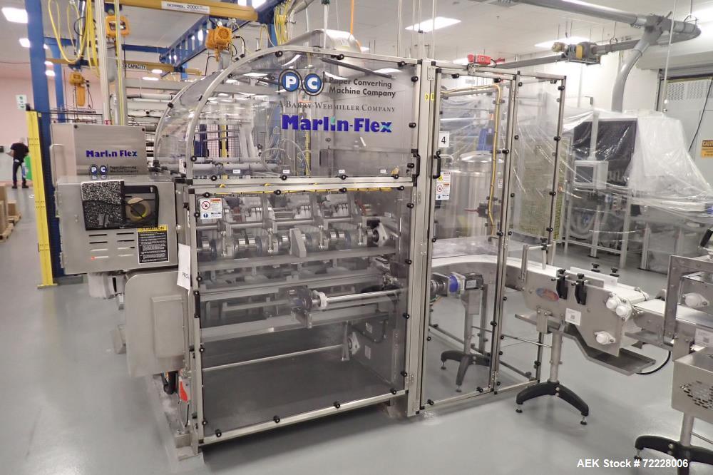 Used Paper Converting Machine Company/Barry-Wehmiller Wet Wipes Complete System