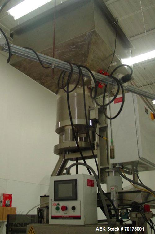 Used Cretors and Matrix Complete All Stainless Steel Popcorn Line from popper to bagger. Complete with Cretors feeder/elevator, model FT650E-X-K5-X; vertical feeder with dump hopper, Cretors popper m...