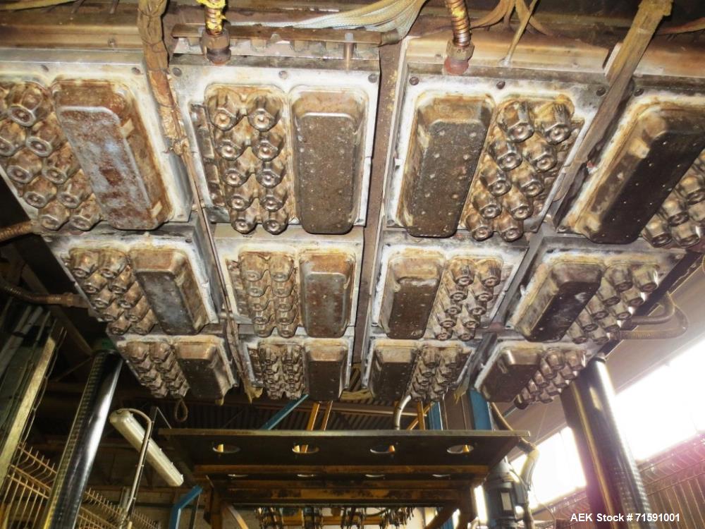 Used Ecofeutre Model DBB2 Automatic Robotic Pulp Molding Machine
