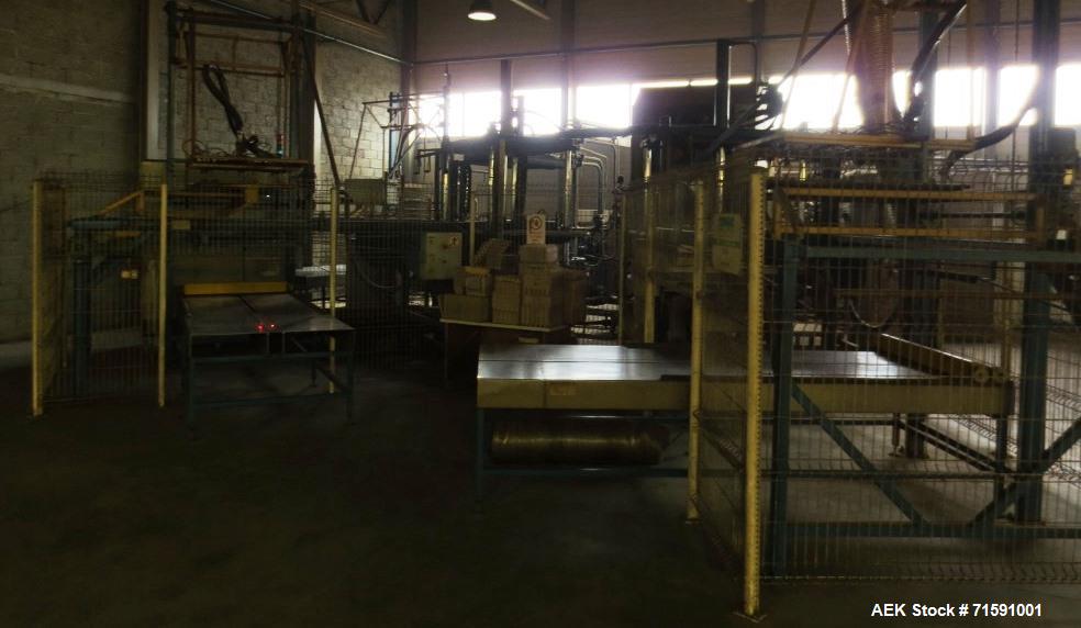 Used Ecofeutre Model DBB2 Automatic Robotic Pulp Molding Machine