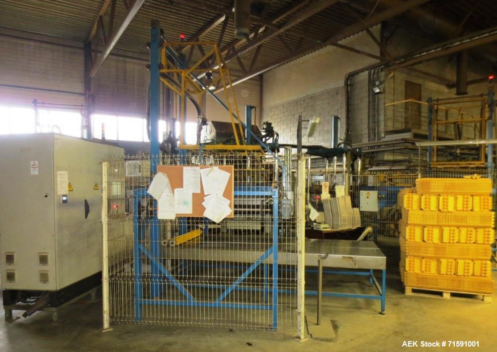 Used Ecofeutre Model DBB2 Automatic Robotic Pulp Molding Machine