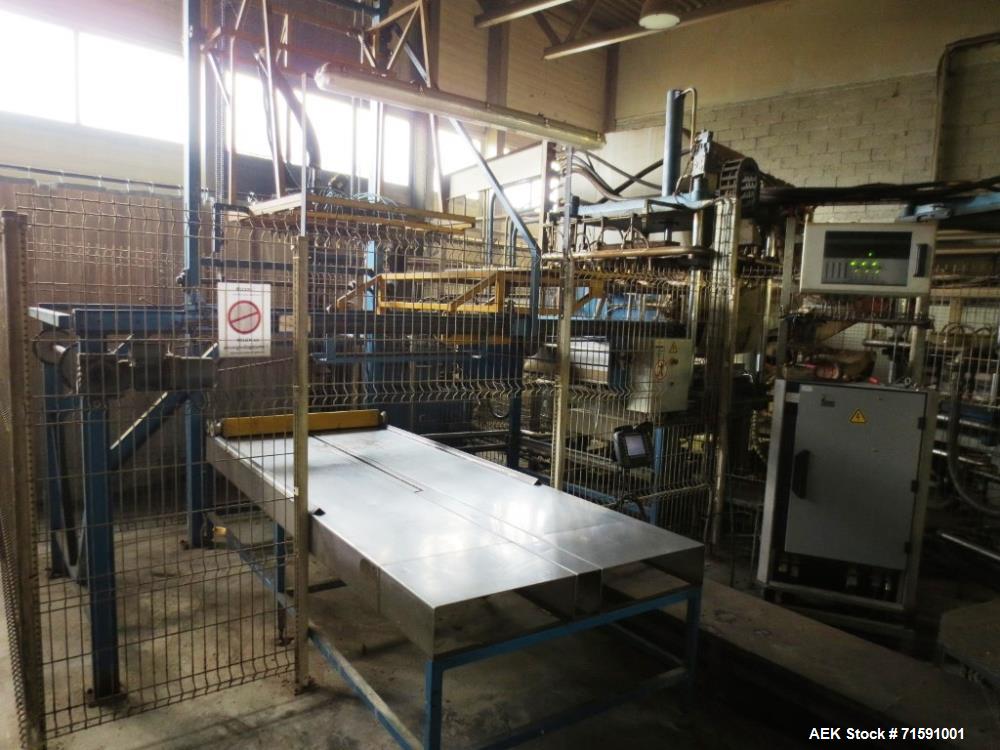 Used Ecofeutre Model DBB2 Automatic Robotic Pulp Molding Machine