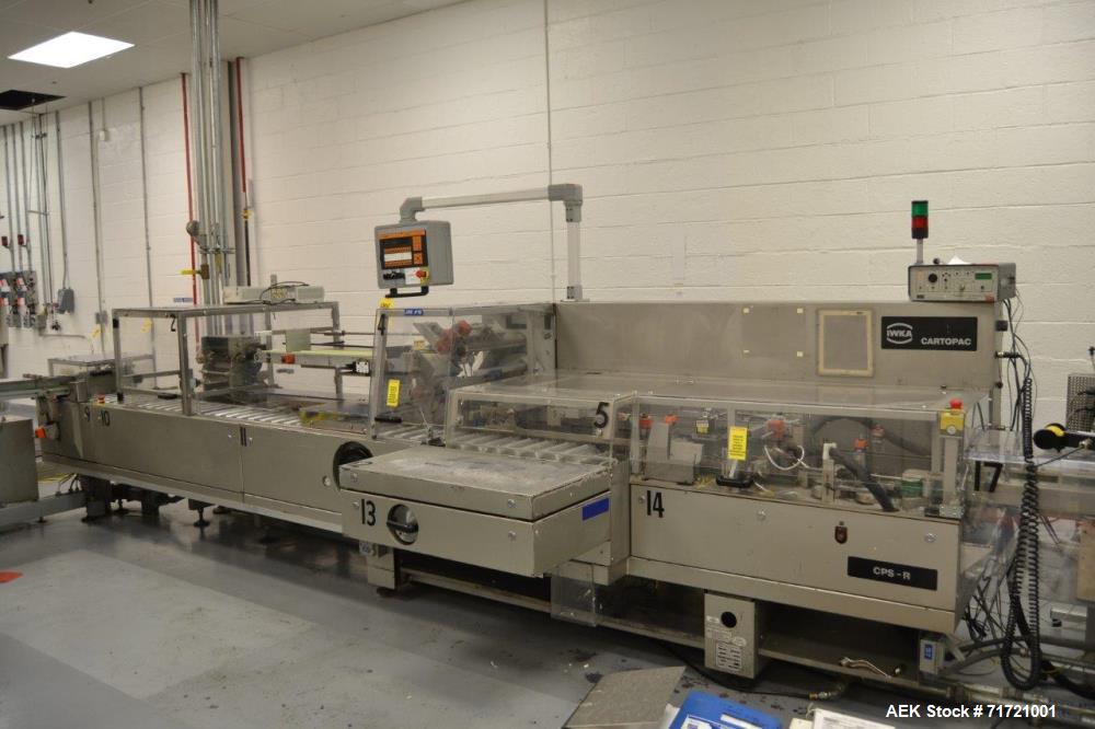 Used IWKA 180 Tube Per Minute Tube Filling Line.