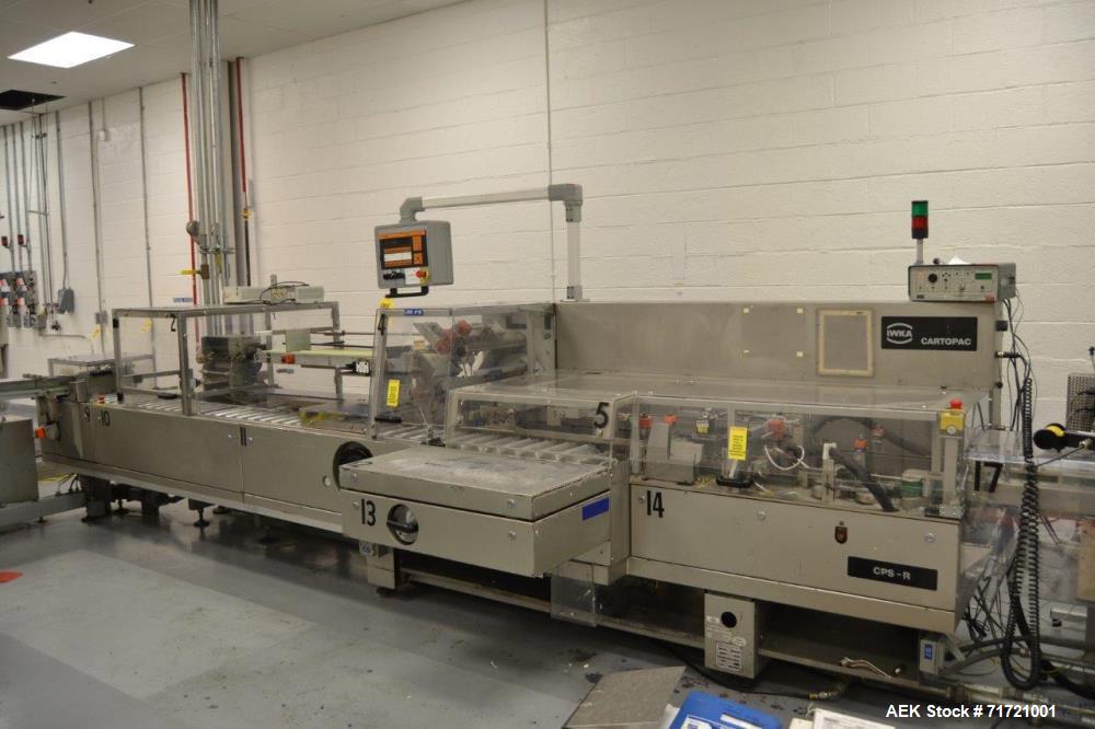 Used- IWKA 180 Tube Per Minute Tube Filling Line.