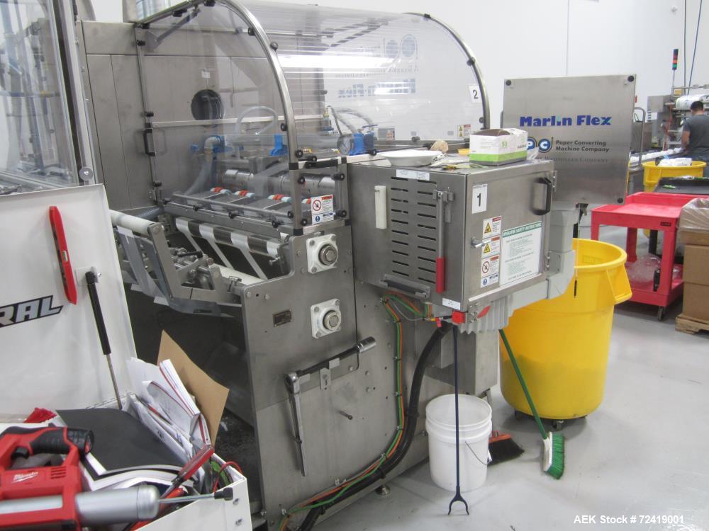 Used- Paper Converting Machine Company Alcohol Wet Wipes Converting and Wrapping