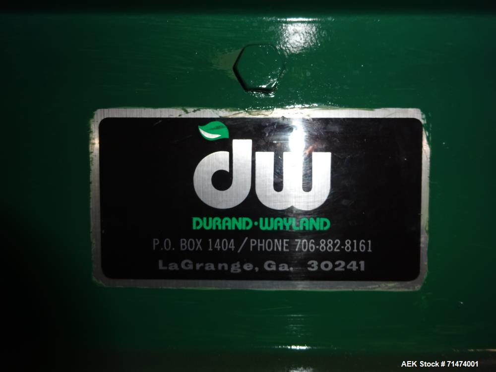 Used Durand-Wayland Fruit Sizing, Polishing and Bag Packaging Line
