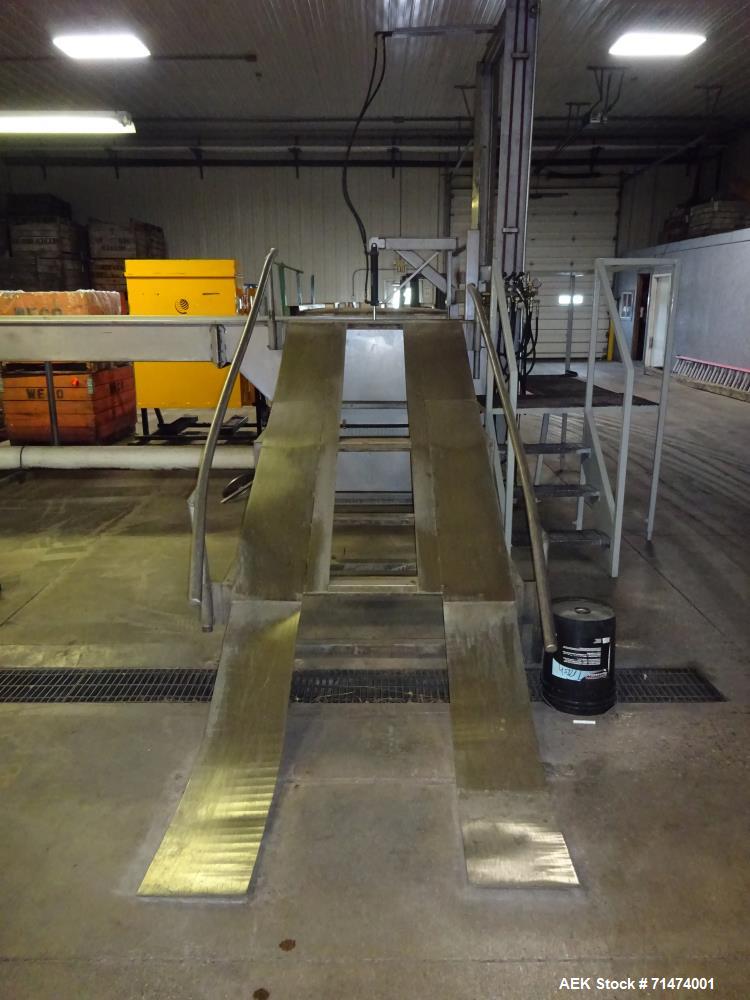 Used Durand-Wayland Fruit Sizing, Polishing and Bag Packaging Line