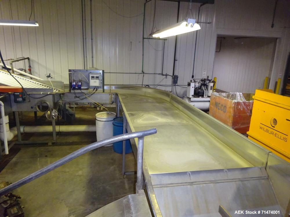 Used Durand-Wayland Fruit Sizing, Polishing and Bag Packaging Line