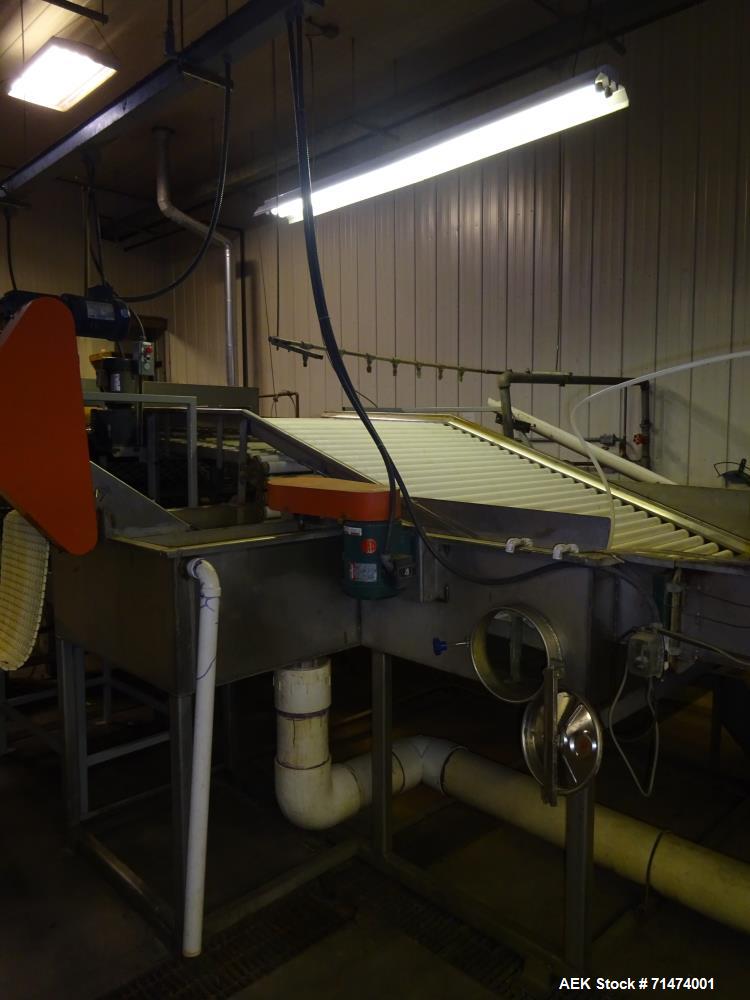 Used Durand-Wayland Fruit Sizing, Polishing and Bag Packaging Line