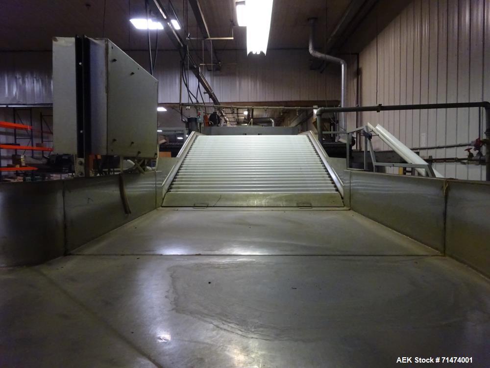 Used Durand-Wayland Fruit Sizing, Polishing and Bag Packaging Line