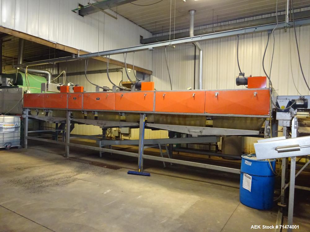 Used Durand-Wayland Fruit Sizing, Polishing and Bag Packaging Line