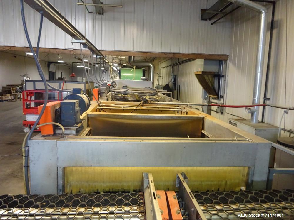 Used Durand-Wayland Fruit Sizing, Polishing and Bag Packaging Line