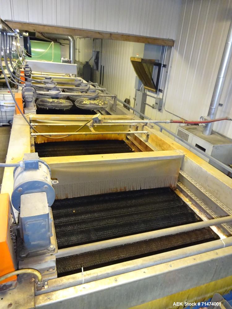Used Durand-Wayland Fruit Sizing, Polishing and Bag Packaging Line