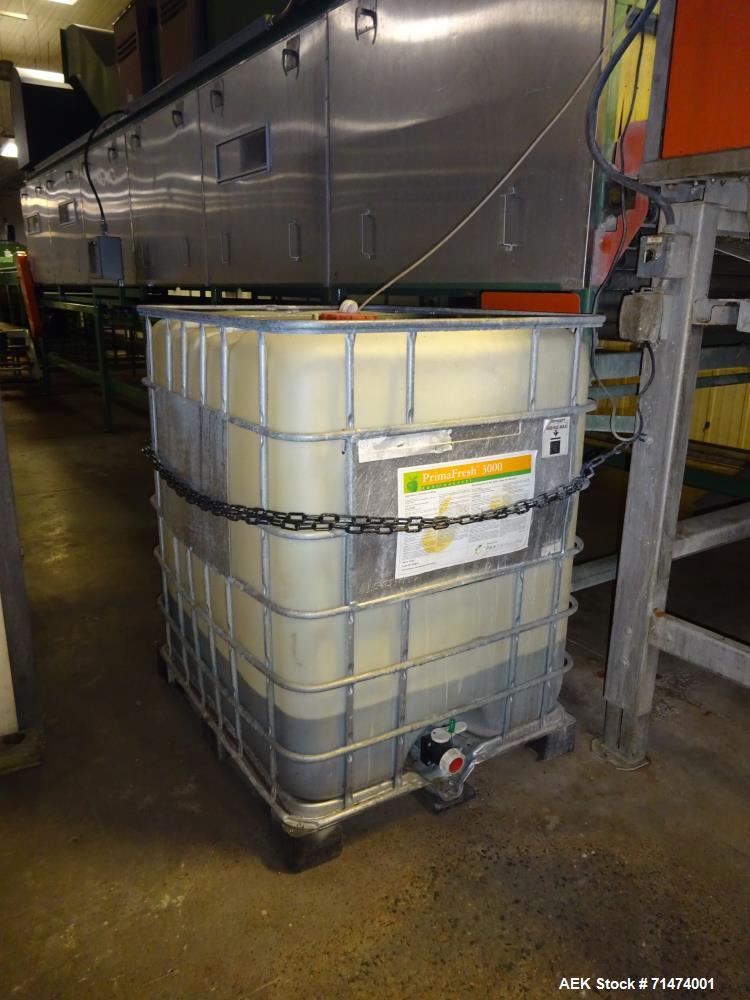 Used Durand-Wayland Fruit Sizing, Polishing and Bag Packaging Line