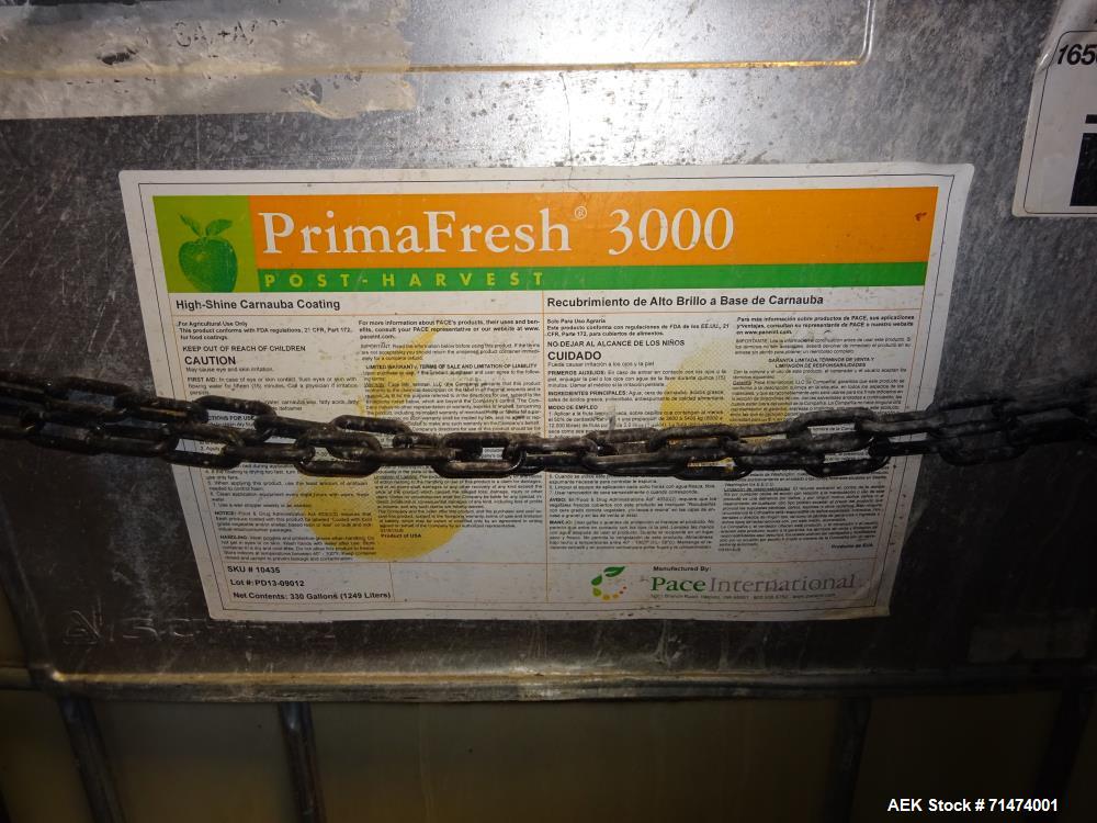 Used Durand-Wayland Fruit Sizing, Polishing and Bag Packaging Line