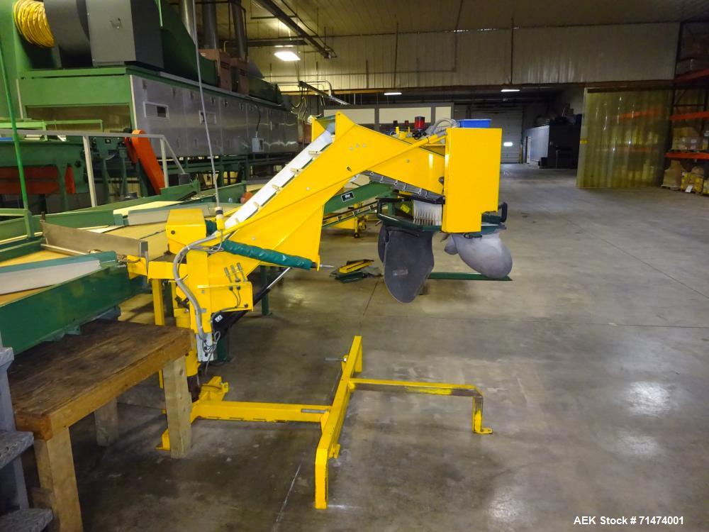 Used Durand-Wayland Fruit Sizing, Polishing and Bag Packaging Line