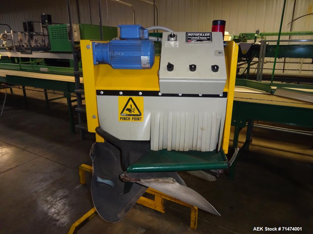 Used Durand-Wayland Fruit Sizing, Polishing and Bag Packaging Line