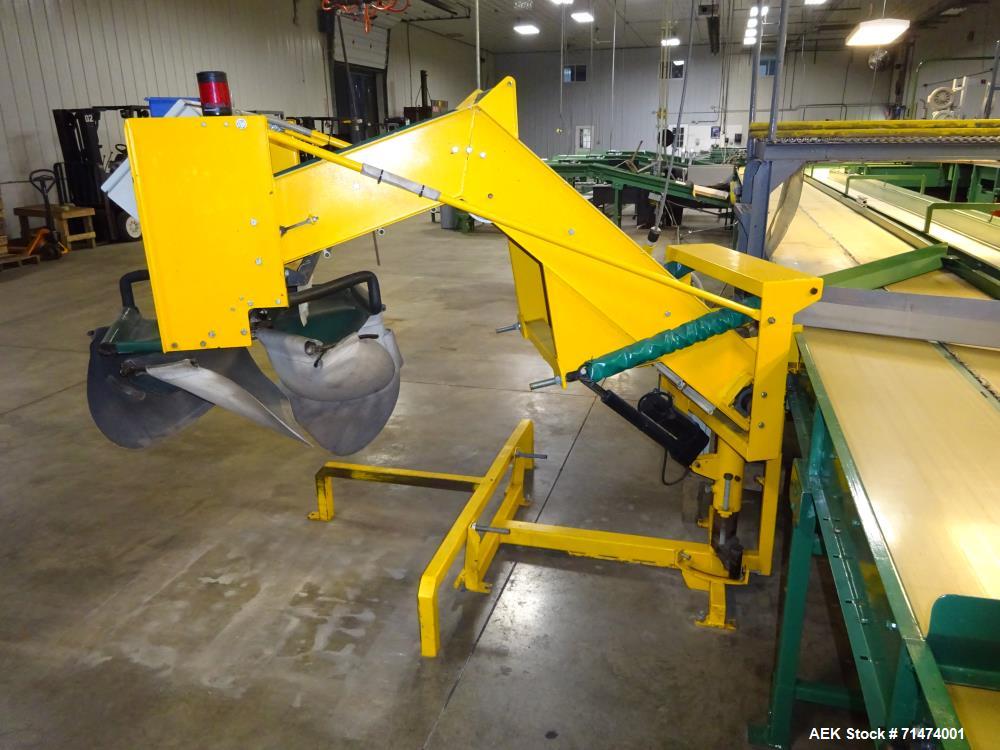 Used Durand-Wayland Fruit Sizing, Polishing and Bag Packaging Line