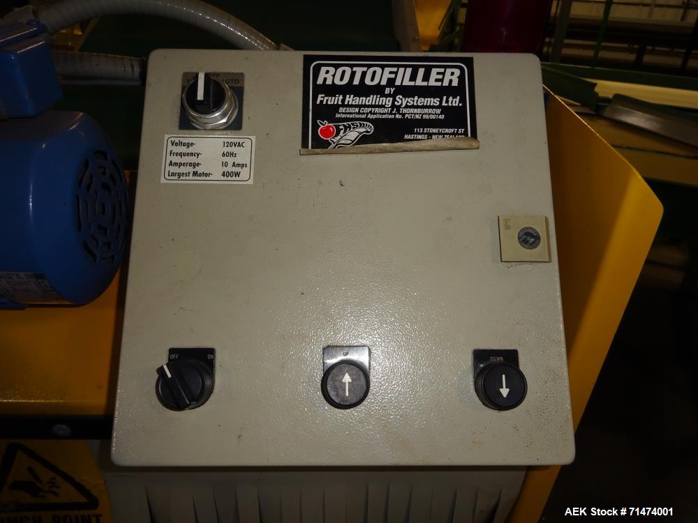 Used Durand-Wayland Fruit Sizing, Polishing and Bag Packaging Line