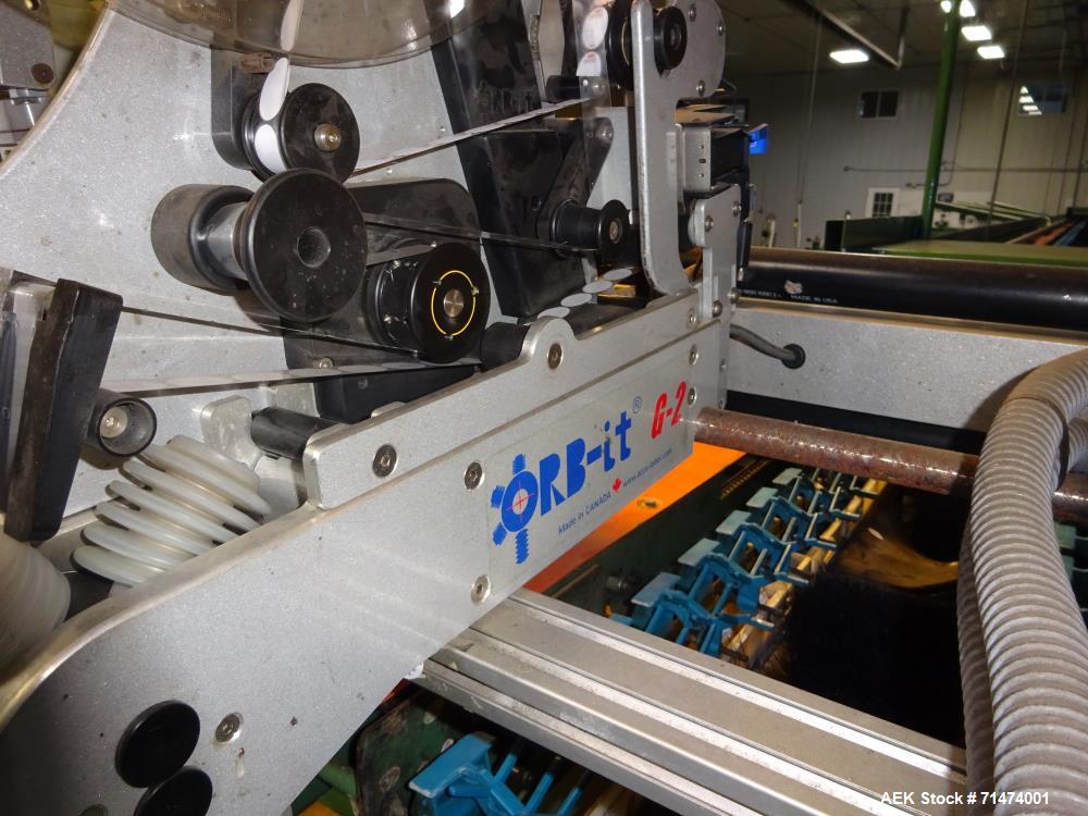 Used Durand-Wayland Fruit Sizing, Polishing and Bag Packaging Line