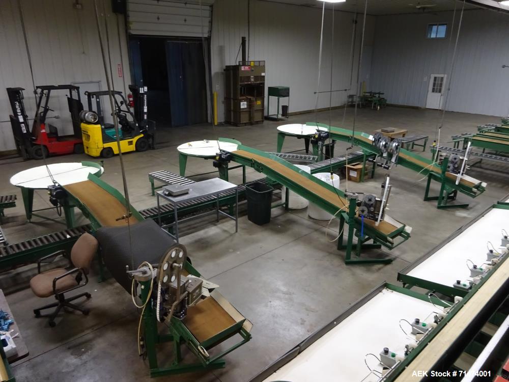 Used Durand-Wayland Fruit Sizing, Polishing and Bag Packaging Line