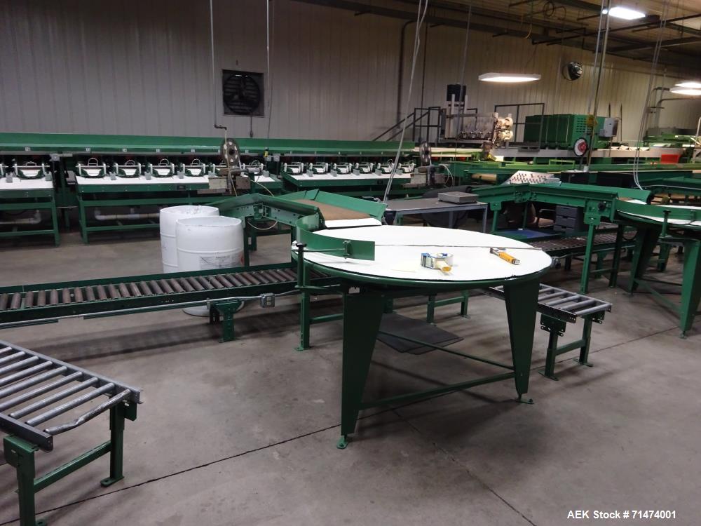 Used Durand-Wayland Fruit Sizing, Polishing and Bag Packaging Line