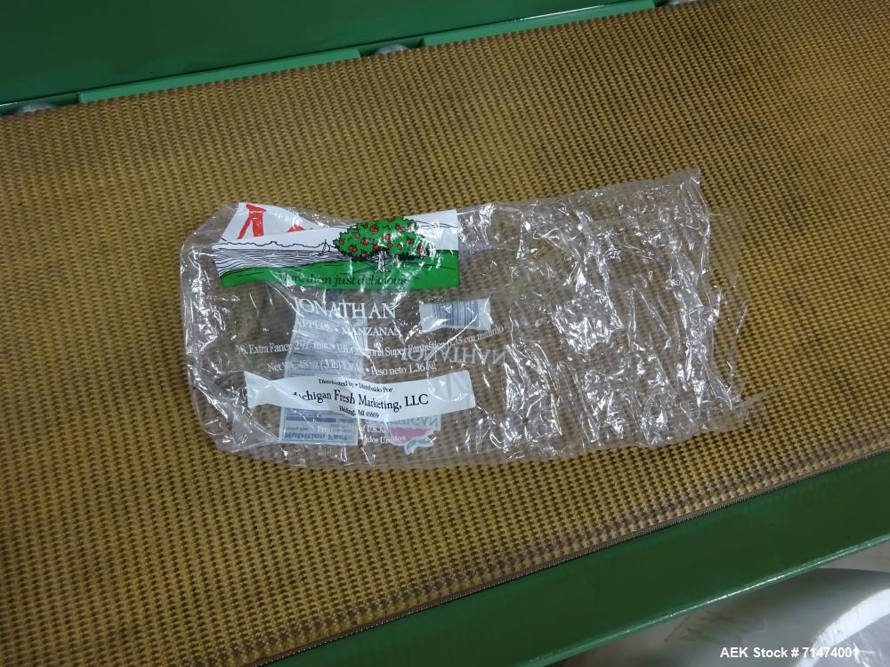 Used Durand-Wayland Fruit Sizing, Polishing and Bag Packaging Line
