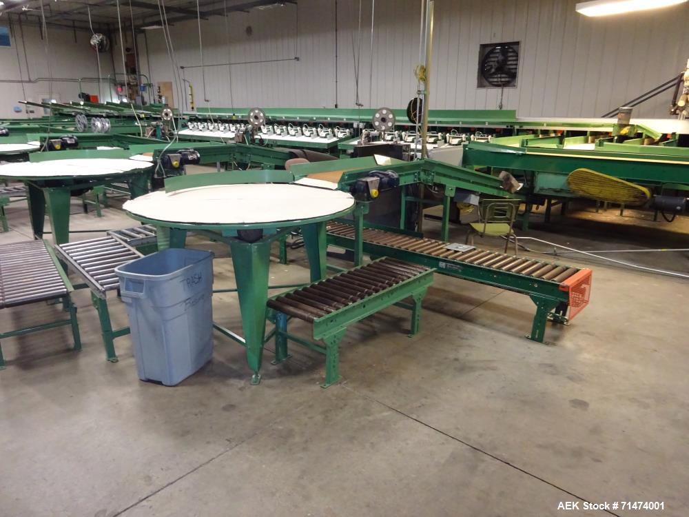 Used Durand-Wayland Fruit Sizing, Polishing and Bag Packaging Line