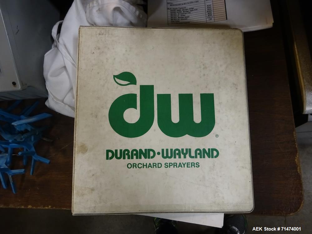 Used- Durand-Wayland Fruit Sizing, Polishing and Bag Packaging Line