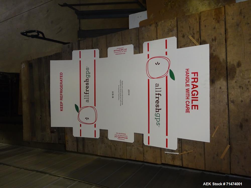 Used Durand-Wayland Fruit Sizing, Polishing and Bag Packaging Line