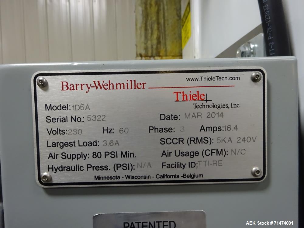 Used Durand-Wayland Fruit Sizing, Polishing and Bag Packaging Line