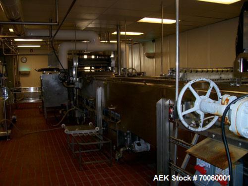 Used Vitaline 12 Wide Complete Novelty Stick Line. With stick inserter, controls and pumps. Single, coaxial and three flavor hoppers, Anderson wrapper, chillers, flat and tapered tooling and support ...