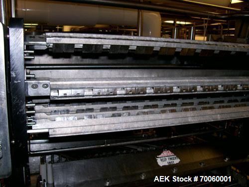 Used Vitaline 12 Wide Complete Novelty Stick Line. With stick inserter, controls and pumps. Single, coaxial and three flavor hoppers, Anderson wrapper, chillers, flat and tapered tooling and support ...