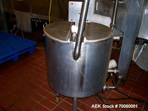 Used Vitaline 12 Wide Complete Novelty Stick Line. With stick inserter, controls and pumps. Single, coaxial and three flavor hoppers, Anderson wrapper, chillers, flat and tapered tooling and support ...