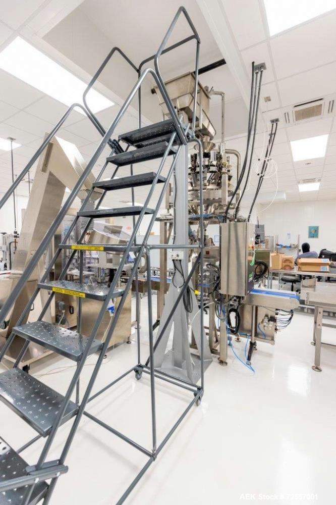 Used Complete WeighPack Systems Weighing, Dispensing, Filling, Capping, Labelin