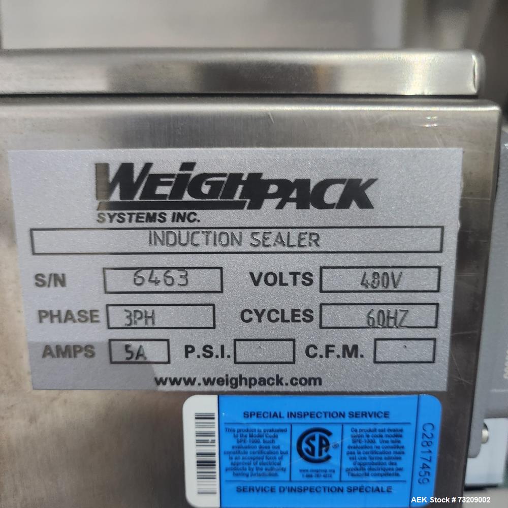 Used WeighPack Jar/Bottle Filling Line – 14-Head Scale, Capper, Labeler & Sealer