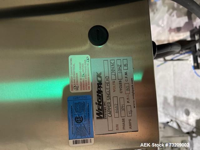 Used WeighPack Jar/Bottle Filling Line – 14-Head Scale, Capper, Labeler & Sealer