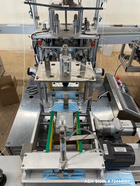 Used PPE Face Mask Converting & Wrapping Line – Ultrasonic Welding & Flow Wrappers